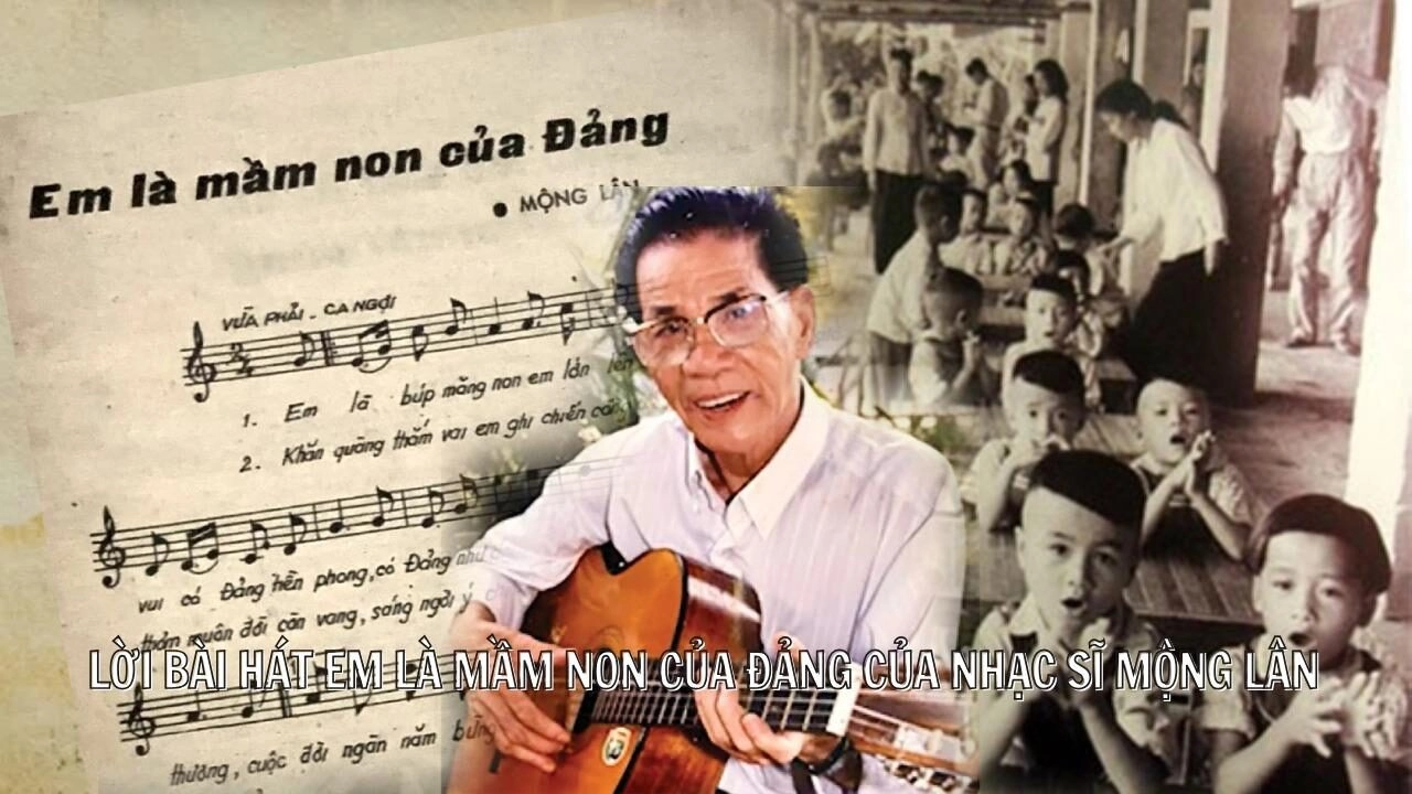 Em Là Mầm Non Của Đảng (1975) - Mộng Lân | Lời bài hát, hợp âm, MV